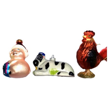 Christmas By Krebs Farm Animal Ornament TV820013A